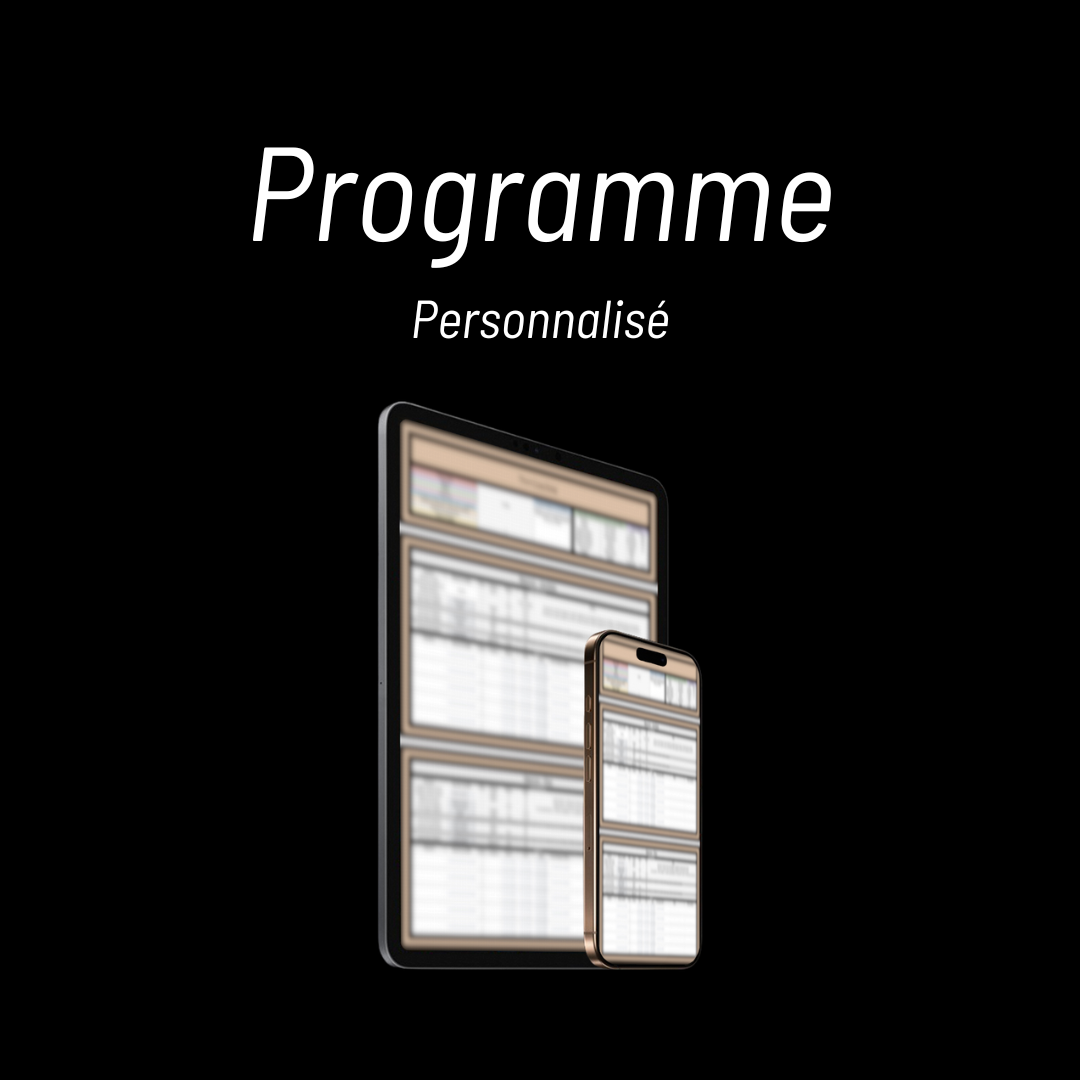 Programme personnalisé